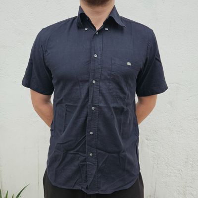 Lacoste Short Sleeve Button-Up Shirt