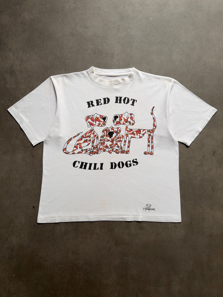 1990s Red hot chili dogs tee (L)