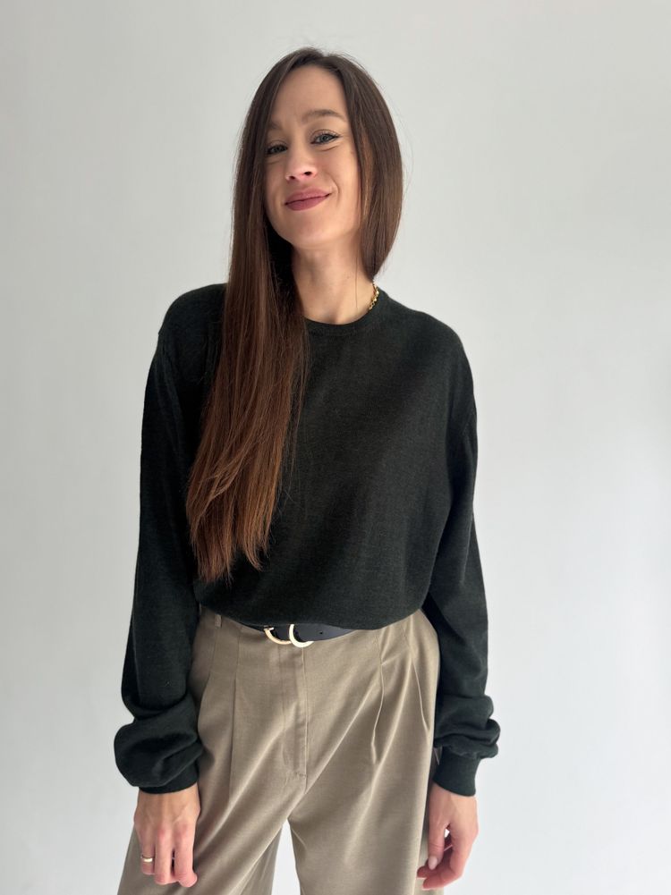 Other Zielony wełniany sweter product image