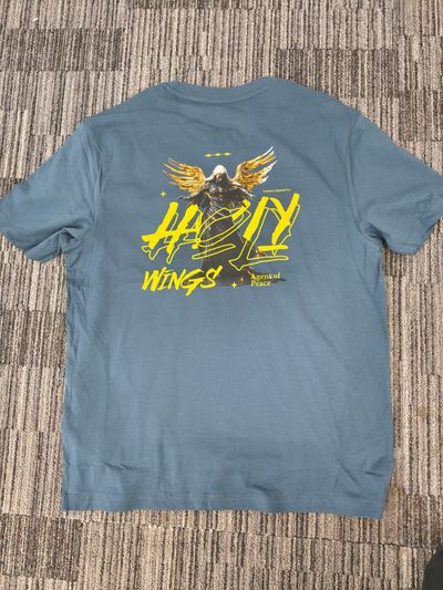 *NEW RELEASE* Zero13 Holy Wings Air force Blue T-Shirt, New, App sizes