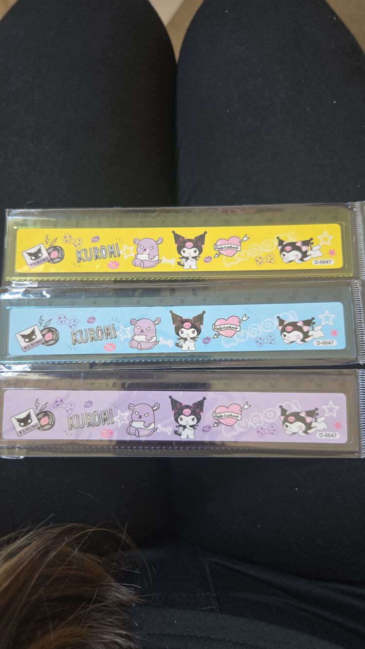 (X1) Sanrio Character Themed Rulers