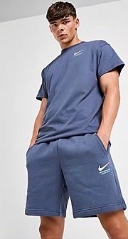 Nike Athletic Dept Blue T-Shirt And Shorts Set 