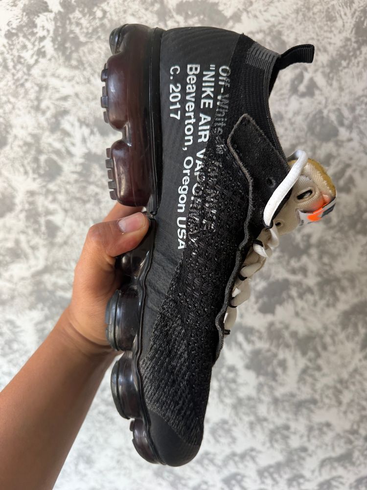 Nike Air Vapormax Off-White Black Sneakers obraz 9