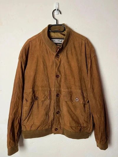 Vintage Old money Leather Brown Jacket