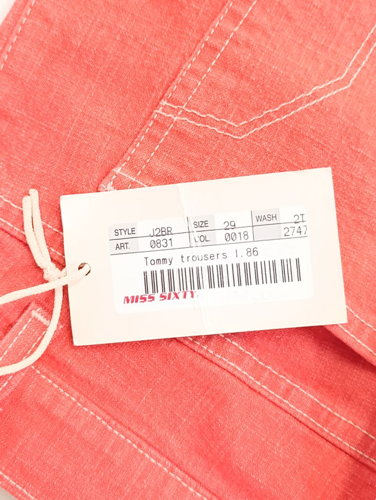Miss Sixty W29 jeans zampa boot cut nuovo deadstock imagen 2