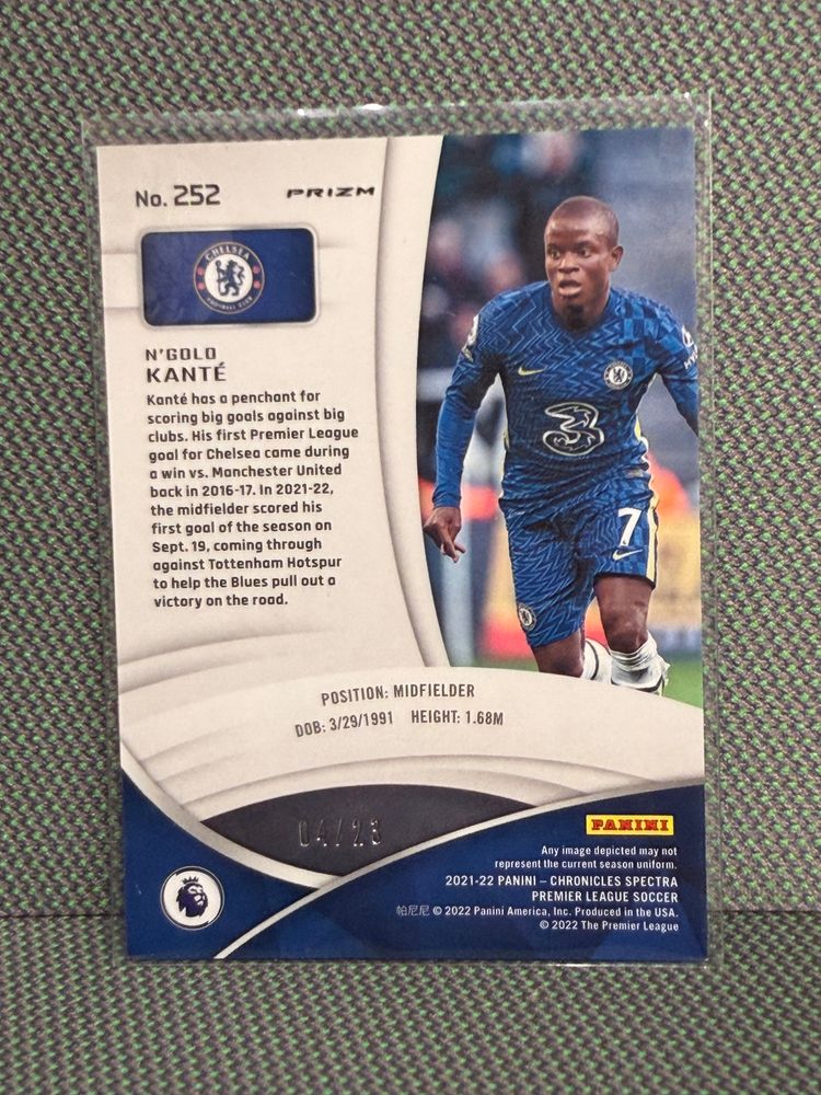 N'Golo Kante Panini Spectra 04/23 image 2