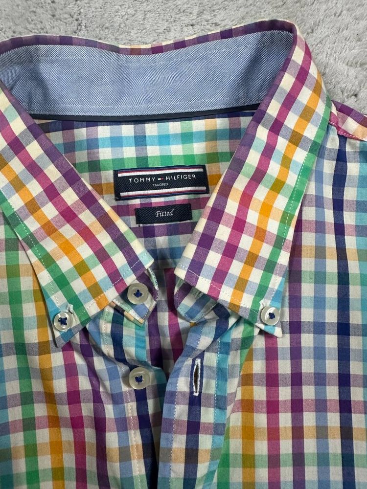 Tommy Hilfiger Short Sleeve Checkered Shirt 4
