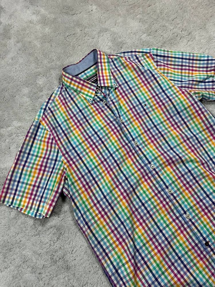 Tommy Hilfiger Short Sleeve Checkered Shirt 2