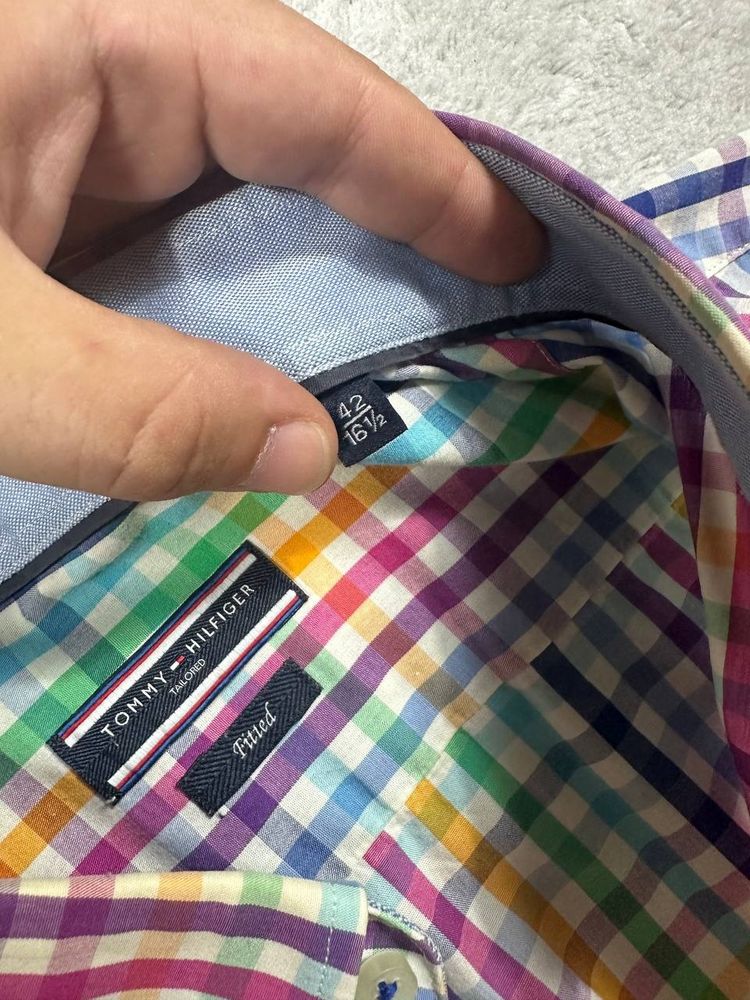 Tommy Hilfiger Short Sleeve Checkered Shirt 5