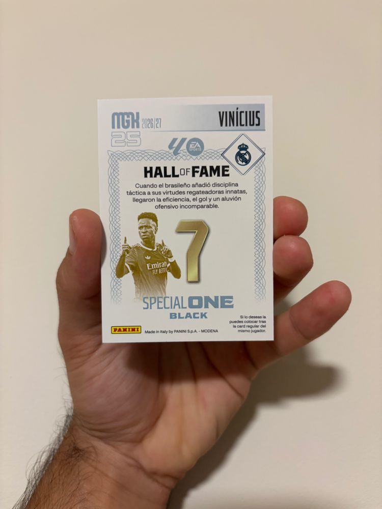 Panini Special One Black Football Trading Card imagen 2