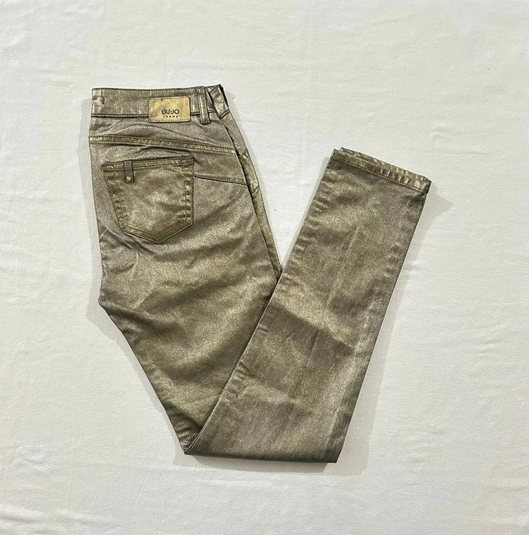 Jeans LiuJo Skinny Woman Gold Size S