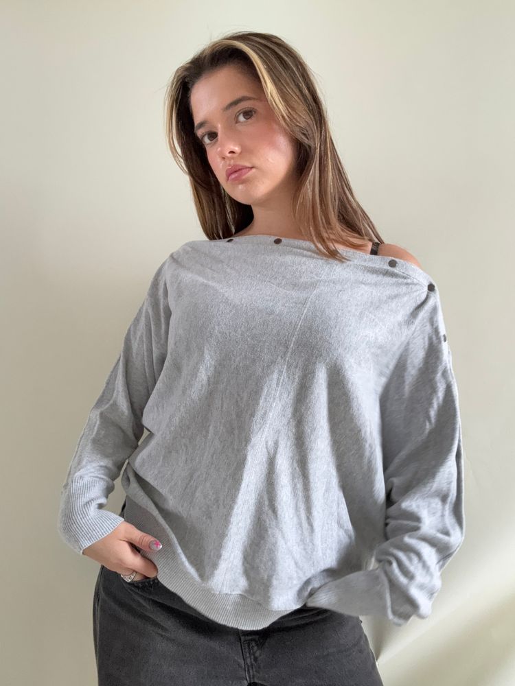 Immagine di Allsaints Elle Popper Batwing Jumper (L) 6