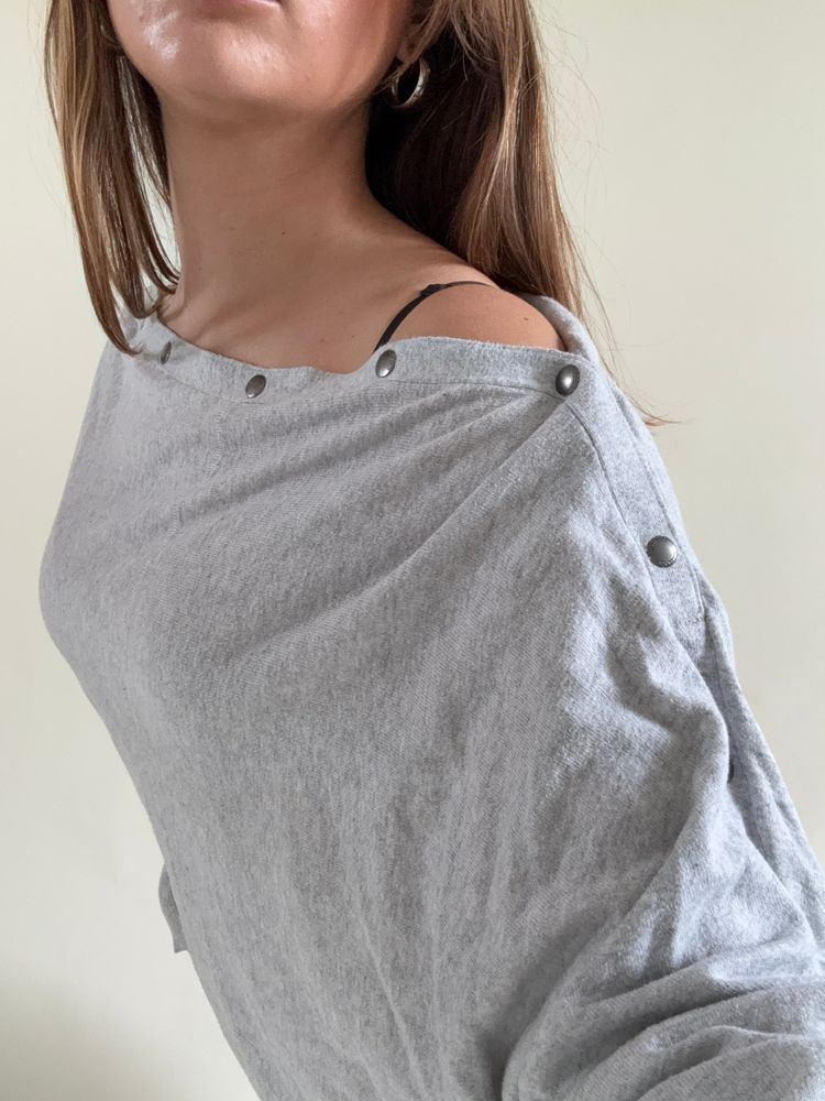 Immagine di Allsaints Elle Popper Batwing Jumper (L) 8