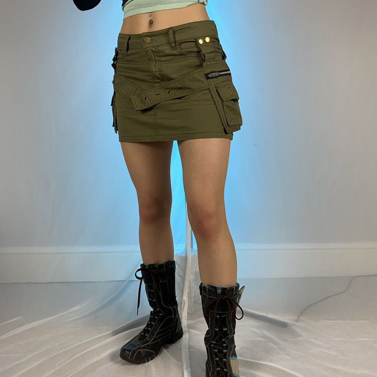 Military cargo skirt