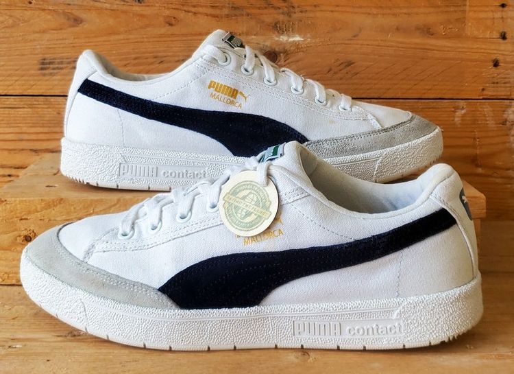 Puma Puma Mallorca Low Canvas/Suede Trainers UK9/US10/EU43 374941-14 White/Navy product image