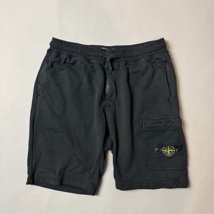 Stone Island Black Shorts - Medium