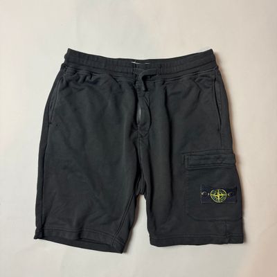 Stone Island Black Shorts - Medium