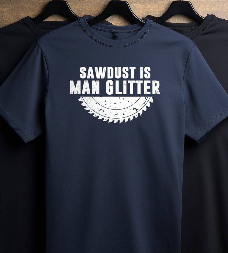 Sawdust Man Glitter 4 T-Shirt image 7