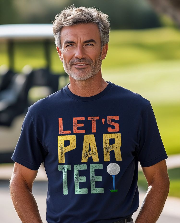 Retro Golf League Let’s Partee t-shirt image 10