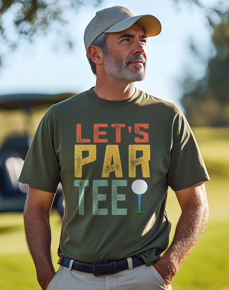 Retro Golf League Let’s Partee t-shirt image 8