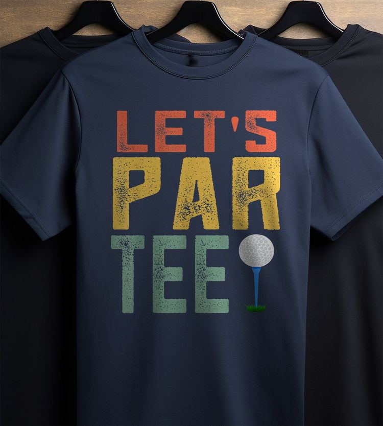 Retro Golf League Let’s Partee t-shirt image 7