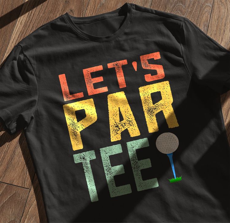 Retro Golf League Let’s Partee t-shirt image 2