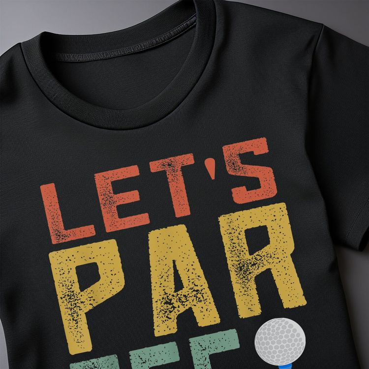 Retro Golf League Let’s Partee t-shirt image 5