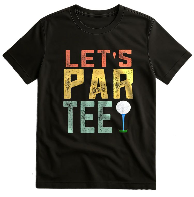 Retro Golf League Let’s Partee t-shirt image 1