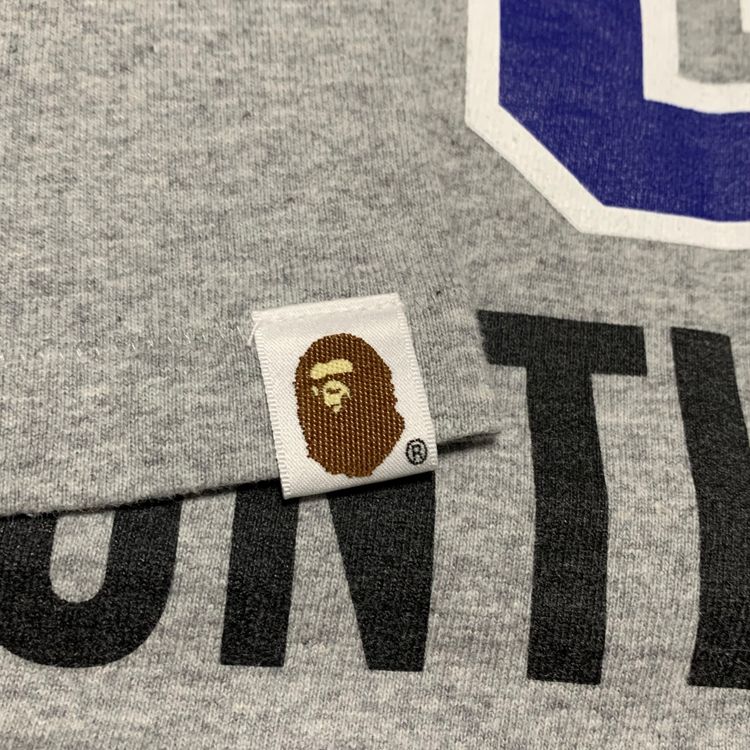 Bape Medium Tiger Shark Grey Tee A Bathing Ape image 5