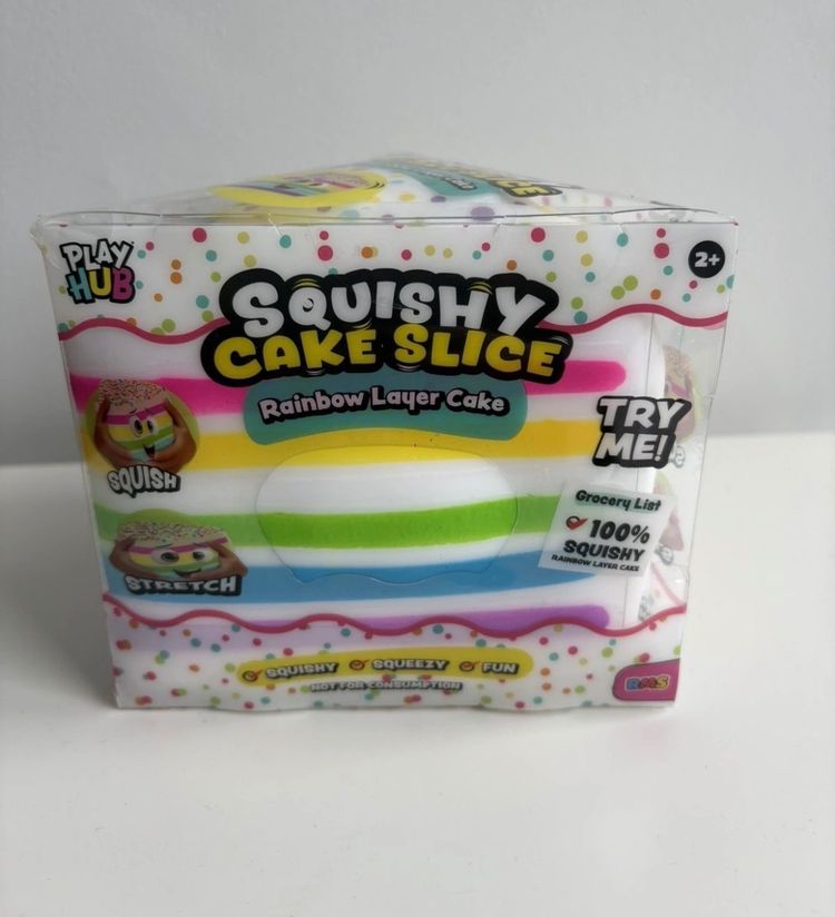 RMS Squishy Cake Slice Rainbow Layer Cake