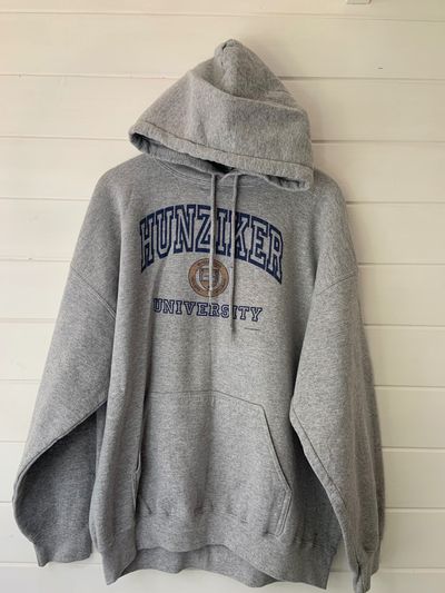 Gildan Ultra Blend grey hoodie - Size XL