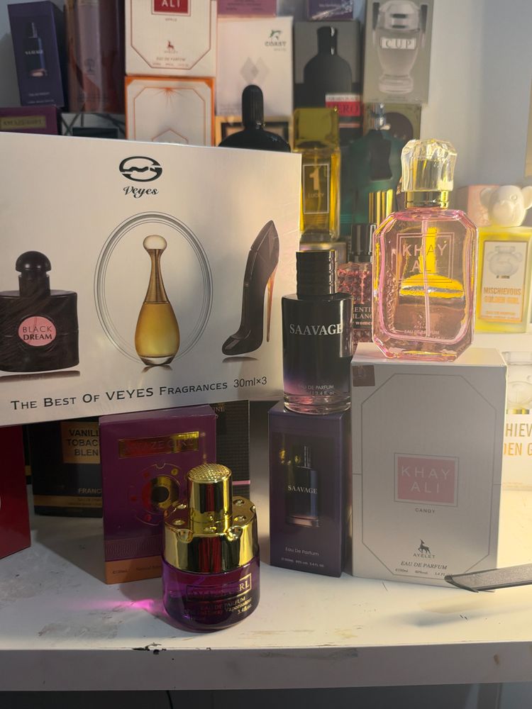 1 gift set and 3 Fragrance Set And Individual Perfumes image 1