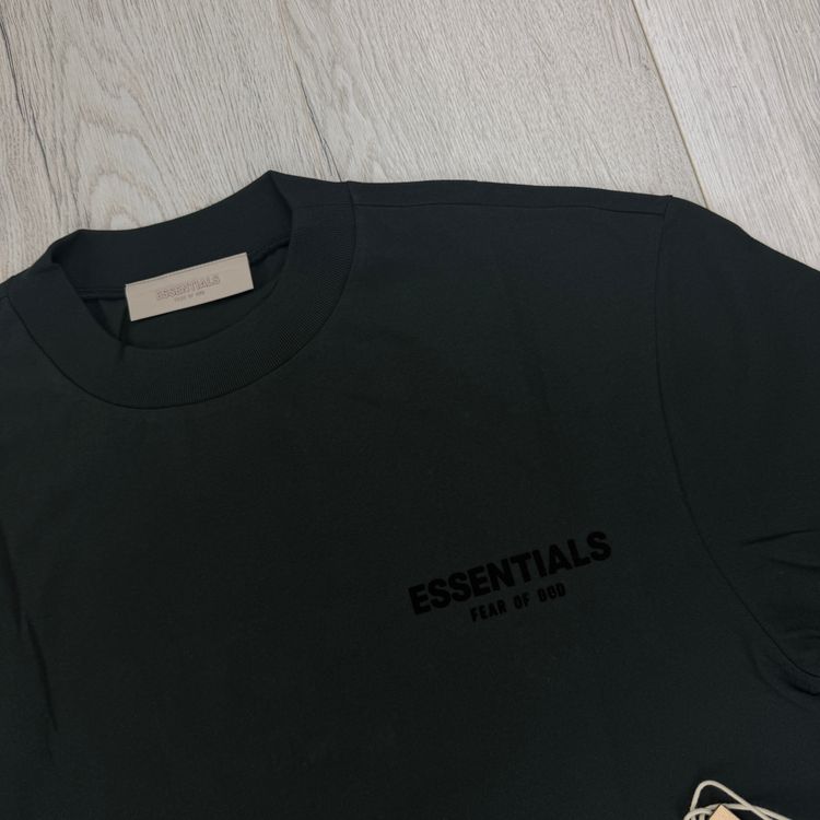 Essentials Men’s Black T-shirt & Short Set image 7