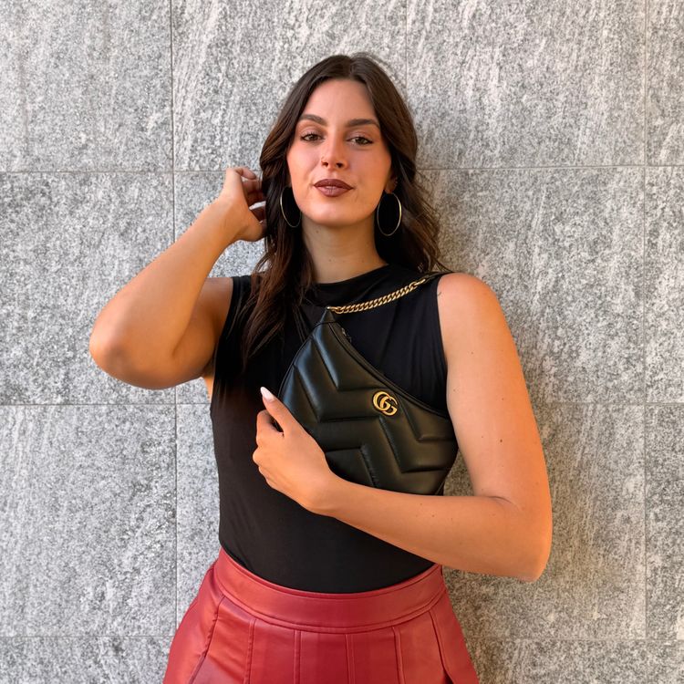 Gucci Marmont Mezzaluna Borsa A Spalla image 12