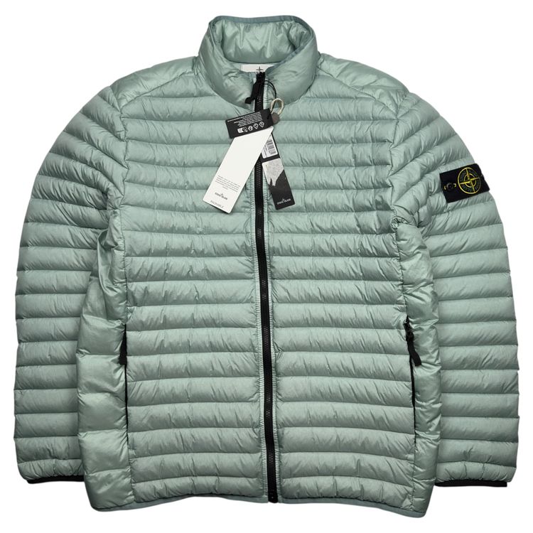 S/S 23 Stone Island Loom Woven Chambers R-Nylon Down TC Puffer Jacket - Light Aqua Green (Copy)