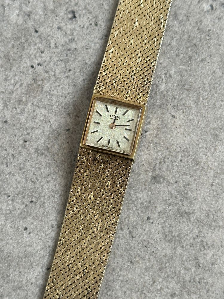 Immagine di Rotary 1970s Swiss Gold Plated Mechanical Bracelet Watch Watch 11