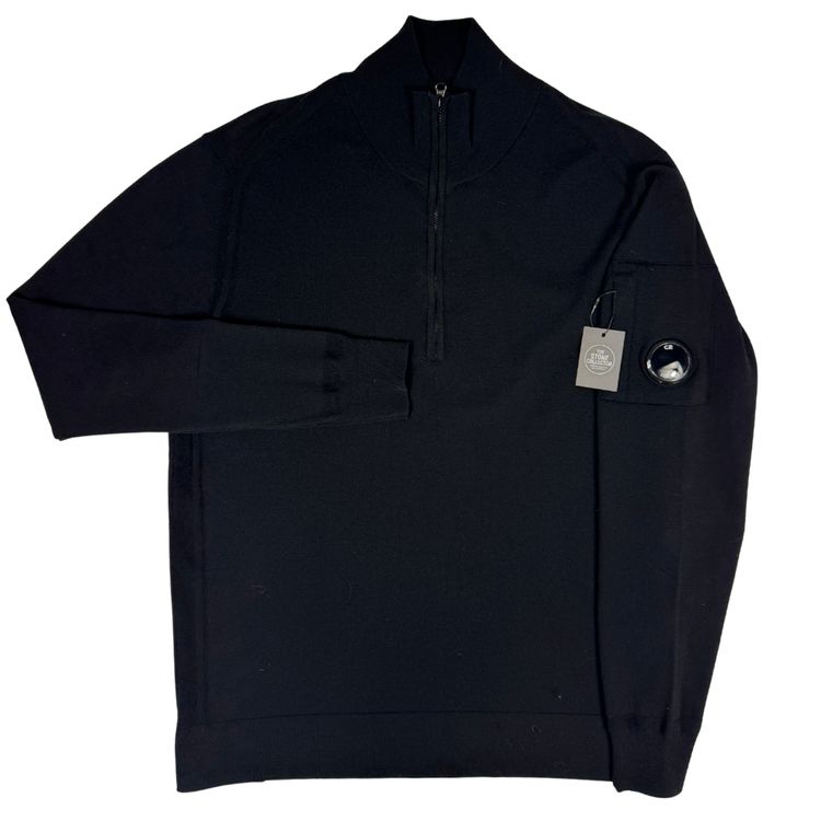 Jersey Half-Zip C.P. Company Negro - talla L