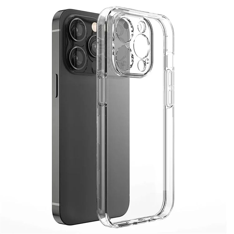 Per iPhone 15 16 Pro XS X XR Custodia in silicone trasparente antiurto per iPhone 13 11 12 14 Pro image 1
