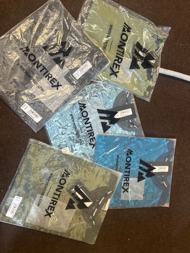 Montirex T-Shirts - Bundle of 5 different colours - £200RRP
