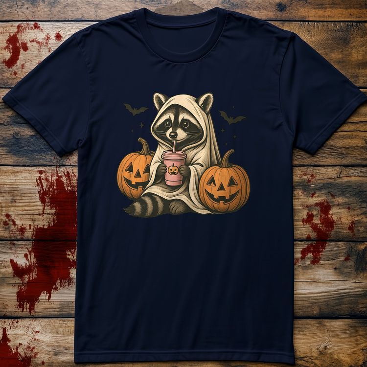 raccoon pumpkin 1 T Shirt 2