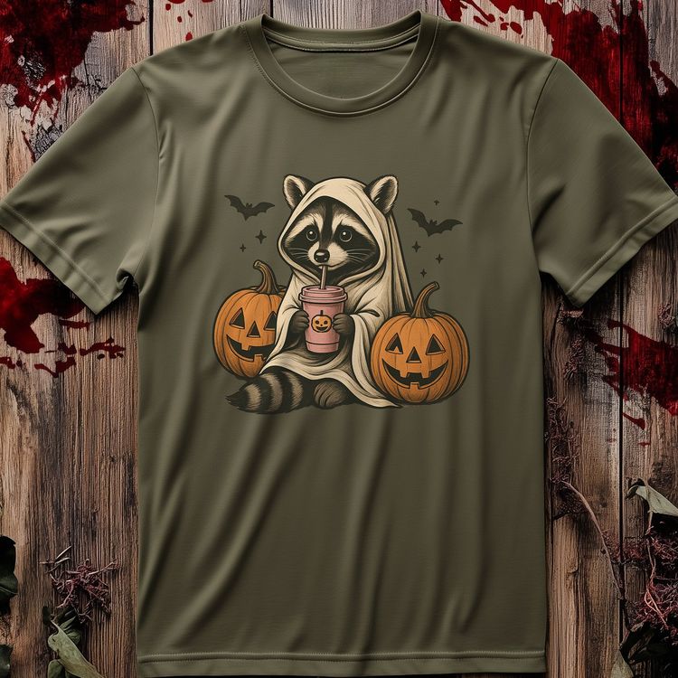 raccoon pumpkin 1 T Shirt