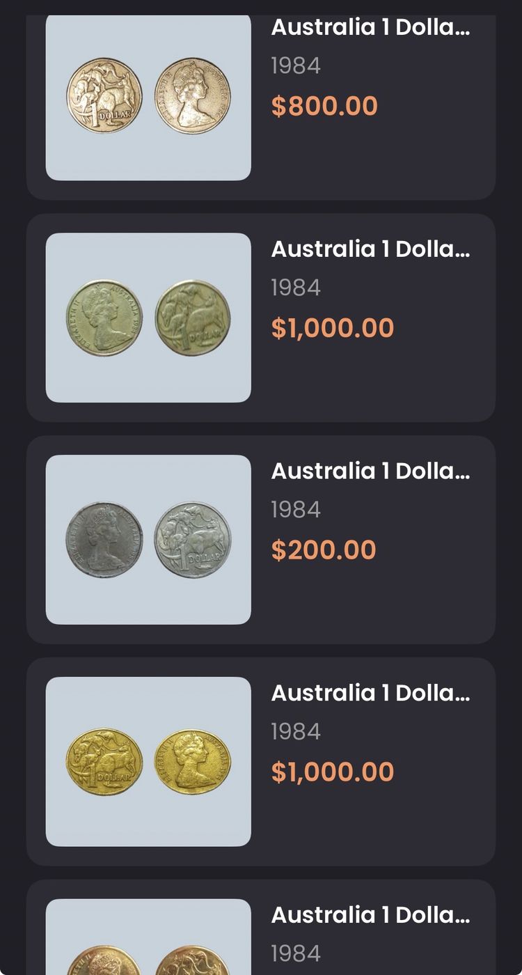 Immagine di Australia 1984 QEII 1 dollar bronze coin - XF 2