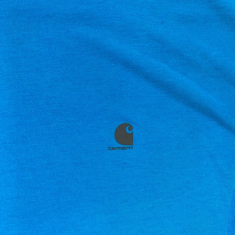 Carhartt Workwear Short Sleeve T-Shirt | Electric Blue Chest Logo Tee image 3
