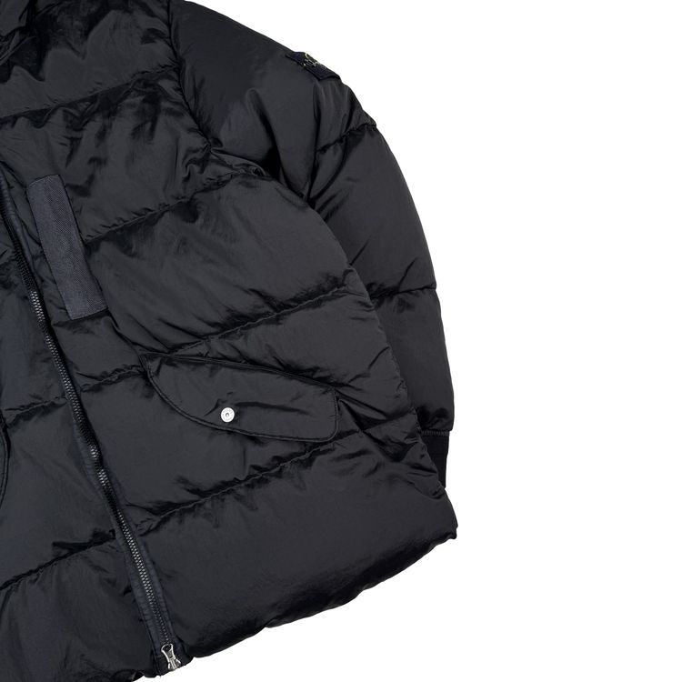 Stone Island 2022 Black Nylon Metal Econyl Down Puffer Jacket - 3XL image 5