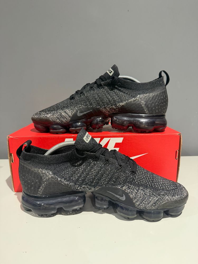 Nike Air VaporMax 2 Black Dark Grey – UK 8.5 (No Box) image 2