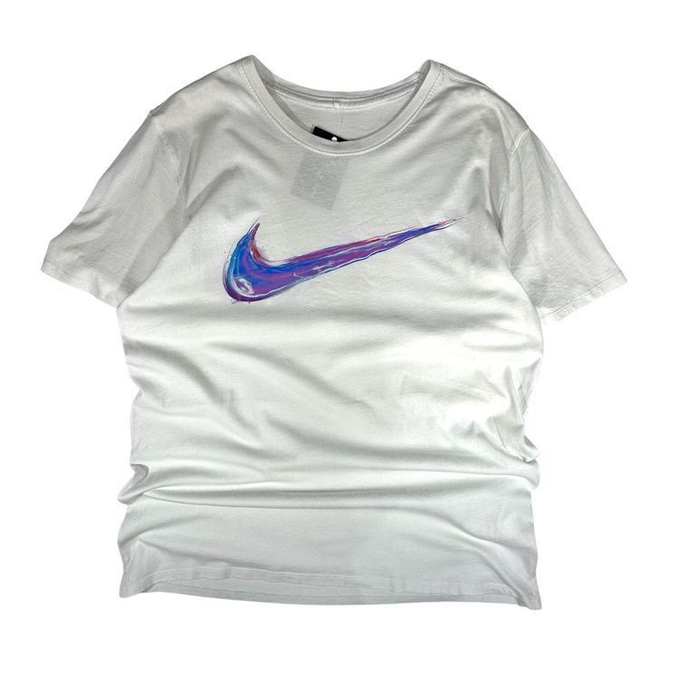 Nike big logo tee (L)
