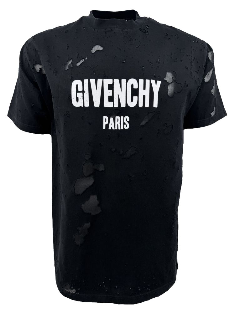 Givenchy Distressed T-Shirt - Black (268628682)