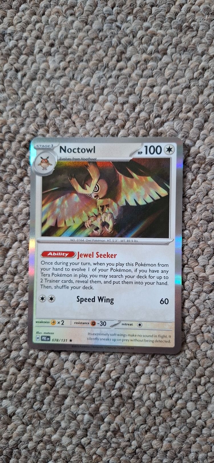 Pokémon Noctowl Pokémon Card product image
