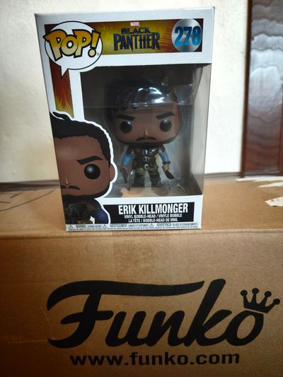 Funko Pop Black Panther Erik Killmonger Vinyl Bobblehead