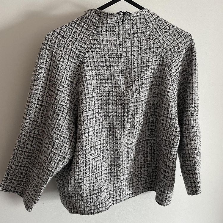 Immagine di Zara Women's Grey and Black Top 3